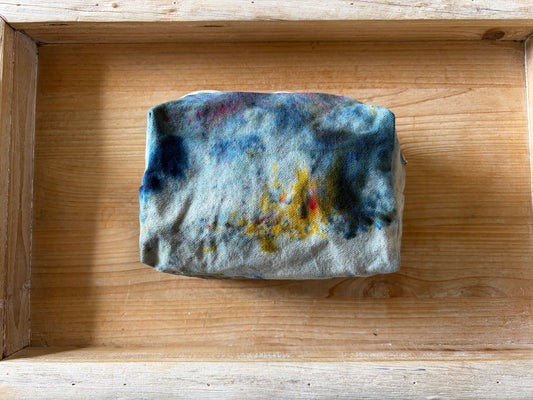 Ice Dyed Zipper Pouch