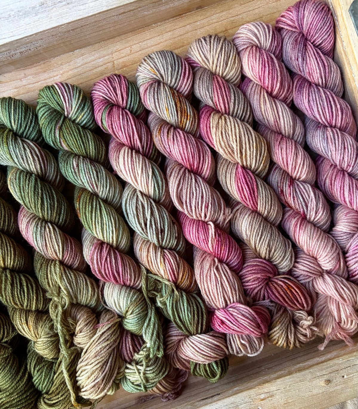 24 Skein Mini Yarn Fade - Squishy Sock Base