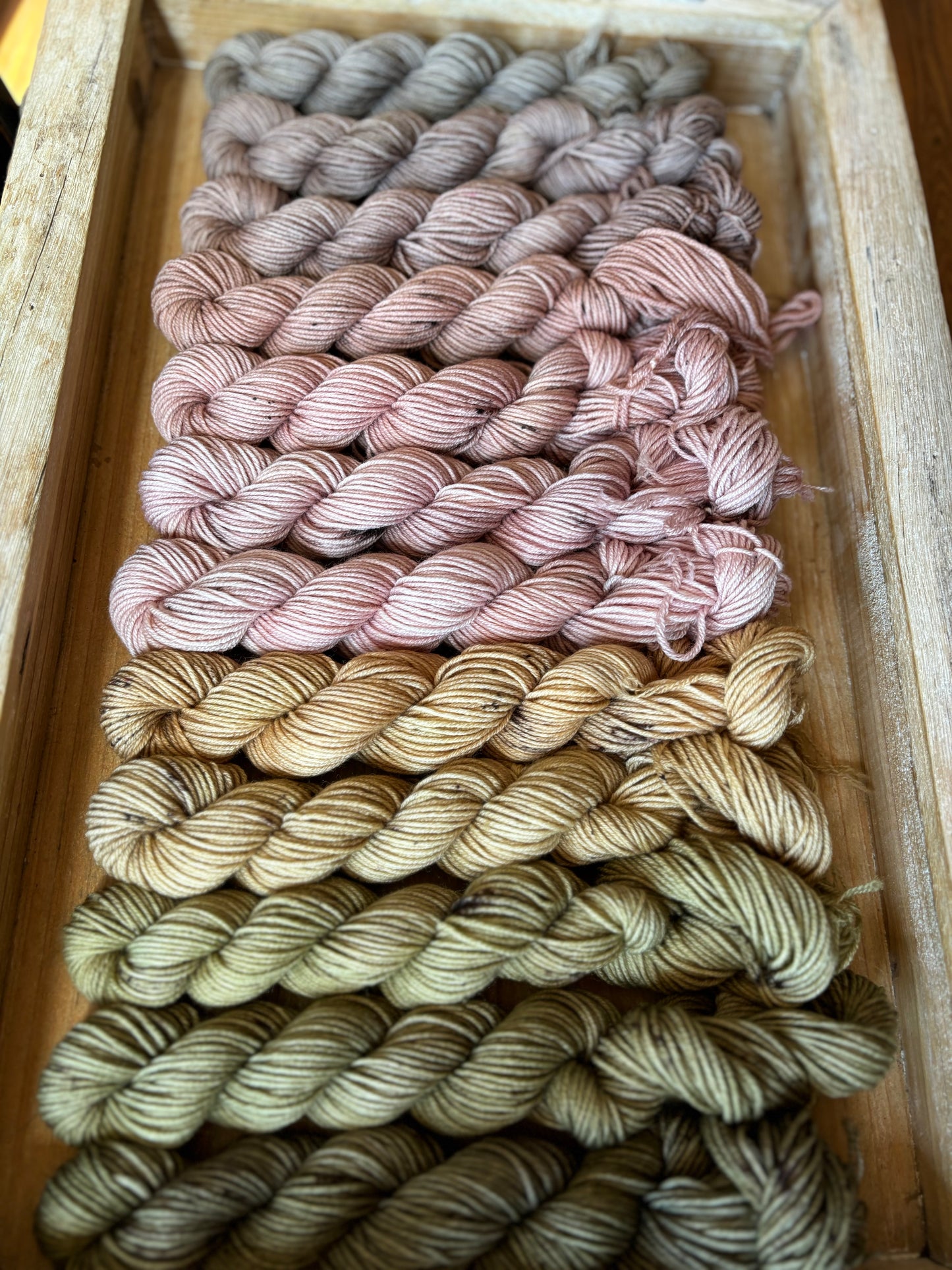 12 Skein Mini Yarn Fade - Squishy Sock Base