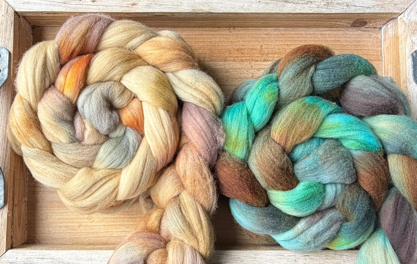 Hand Spun Yarn - 100% Targhee - Sweater Quantity