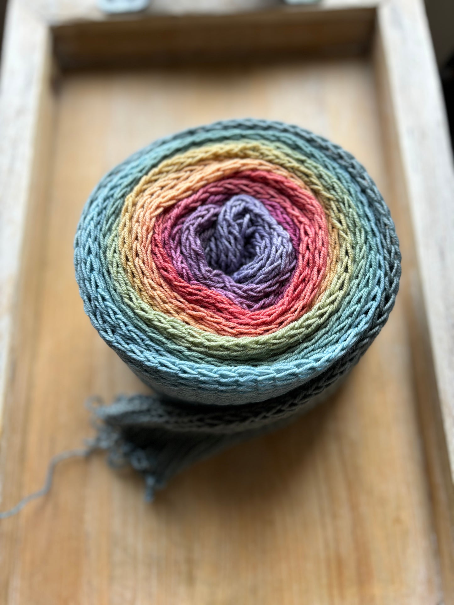 Hand Dyed Yarn Gradient