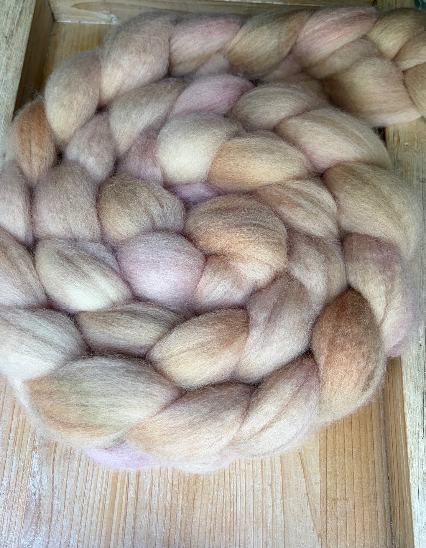 Bluefaced Leicester Wool - 26 Micron - One of a Kind Batch - 100 grams of Spinning Fibre - Hand Dyed Combed Top