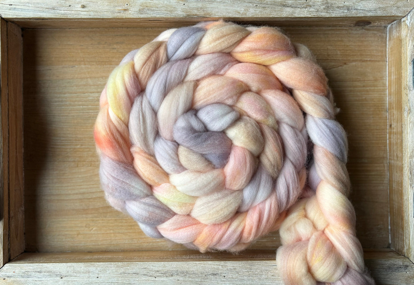 Seashells - 100 grams of Spinning Fibre