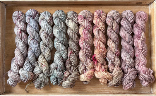 10 Skein Mini Yarn Fade - Squishy Sock Base