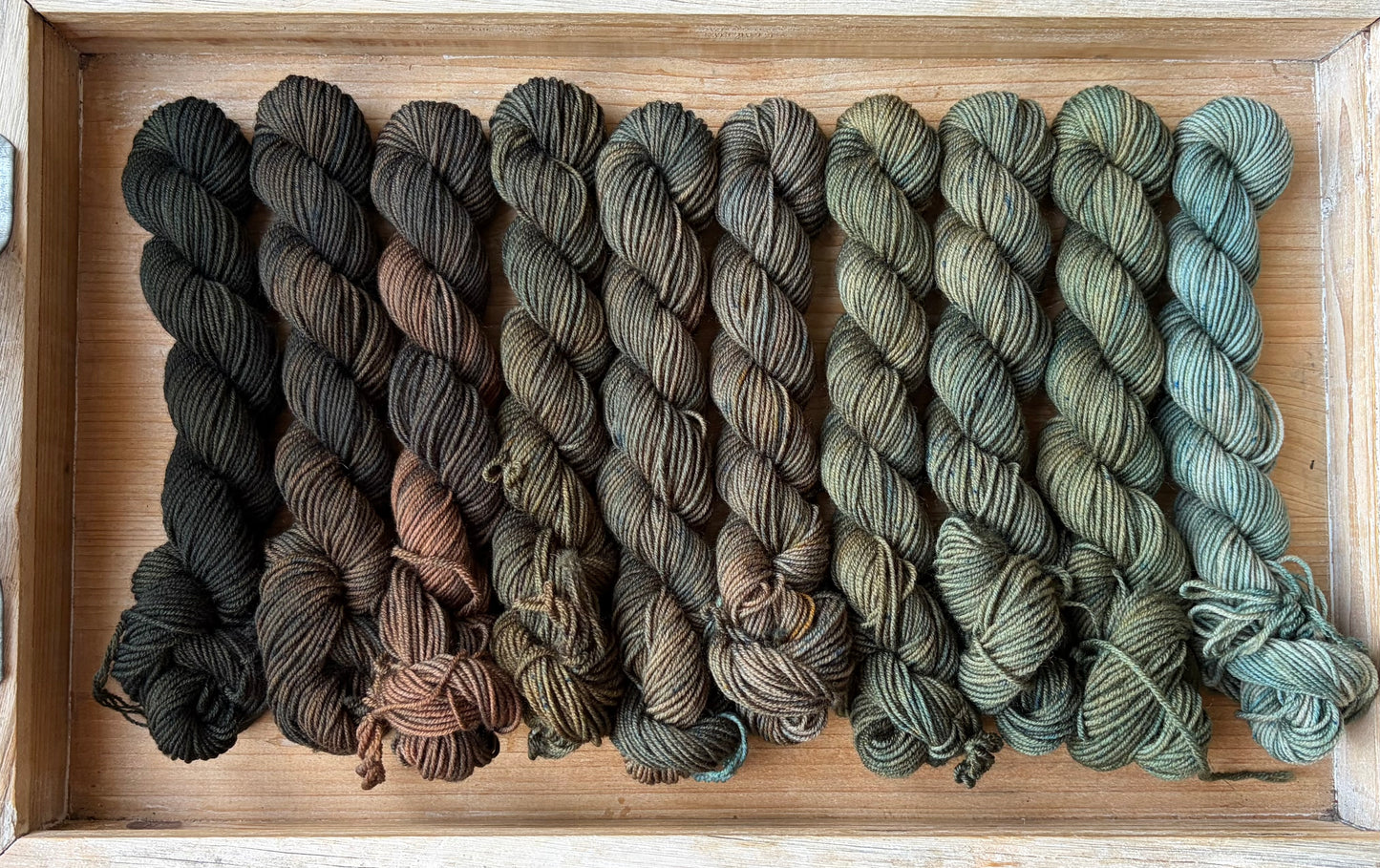 10 Skein Mini Yarn Fade - Squishy Sock Base
