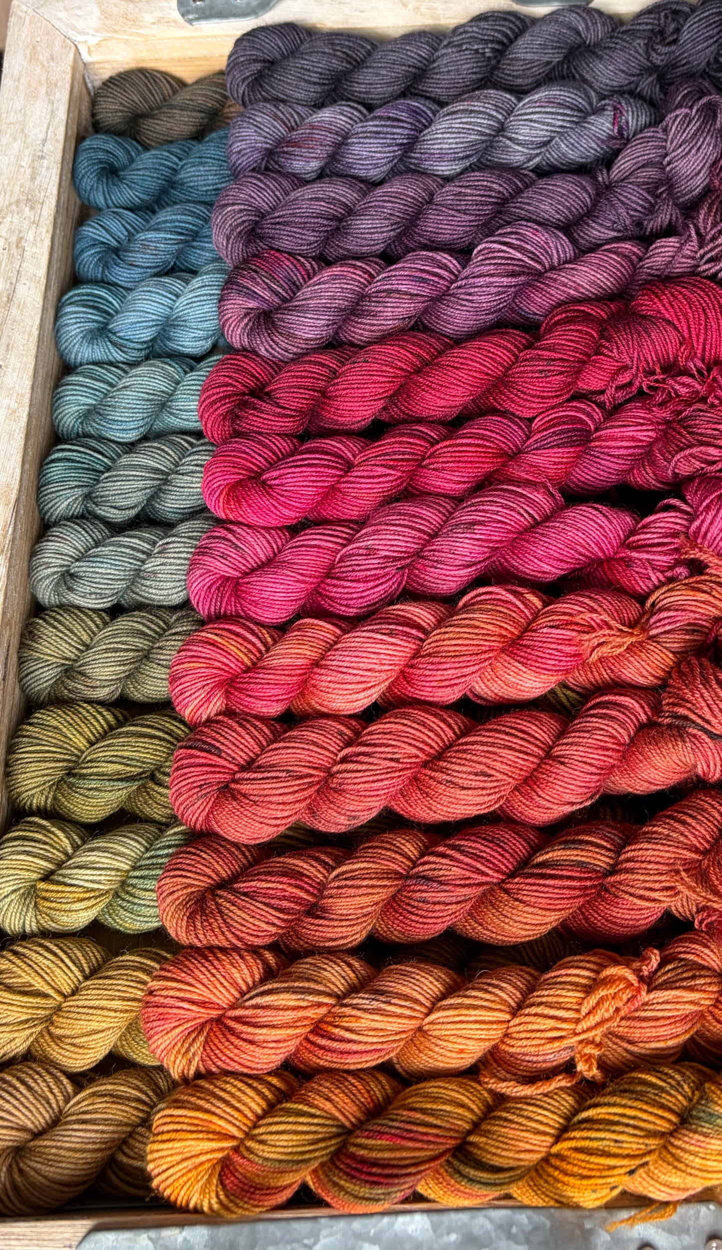 24 Skein Mini Yarn Fade - Squishy Sock Base