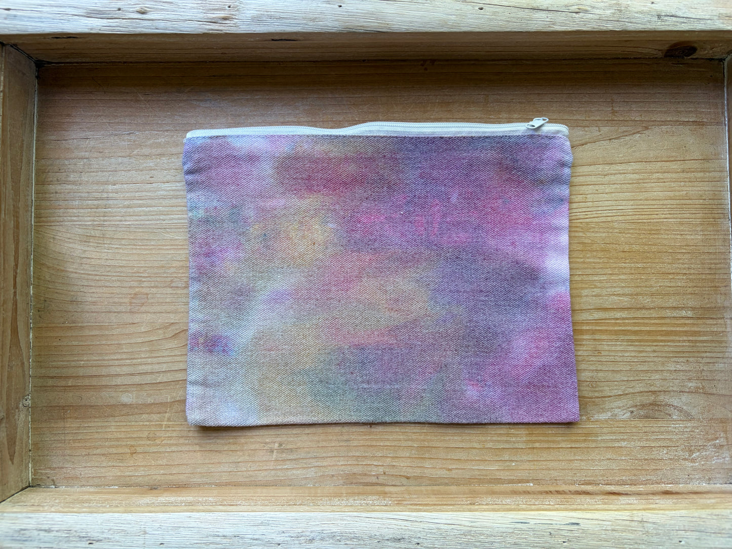 Ice Dyed Zipper Pouch