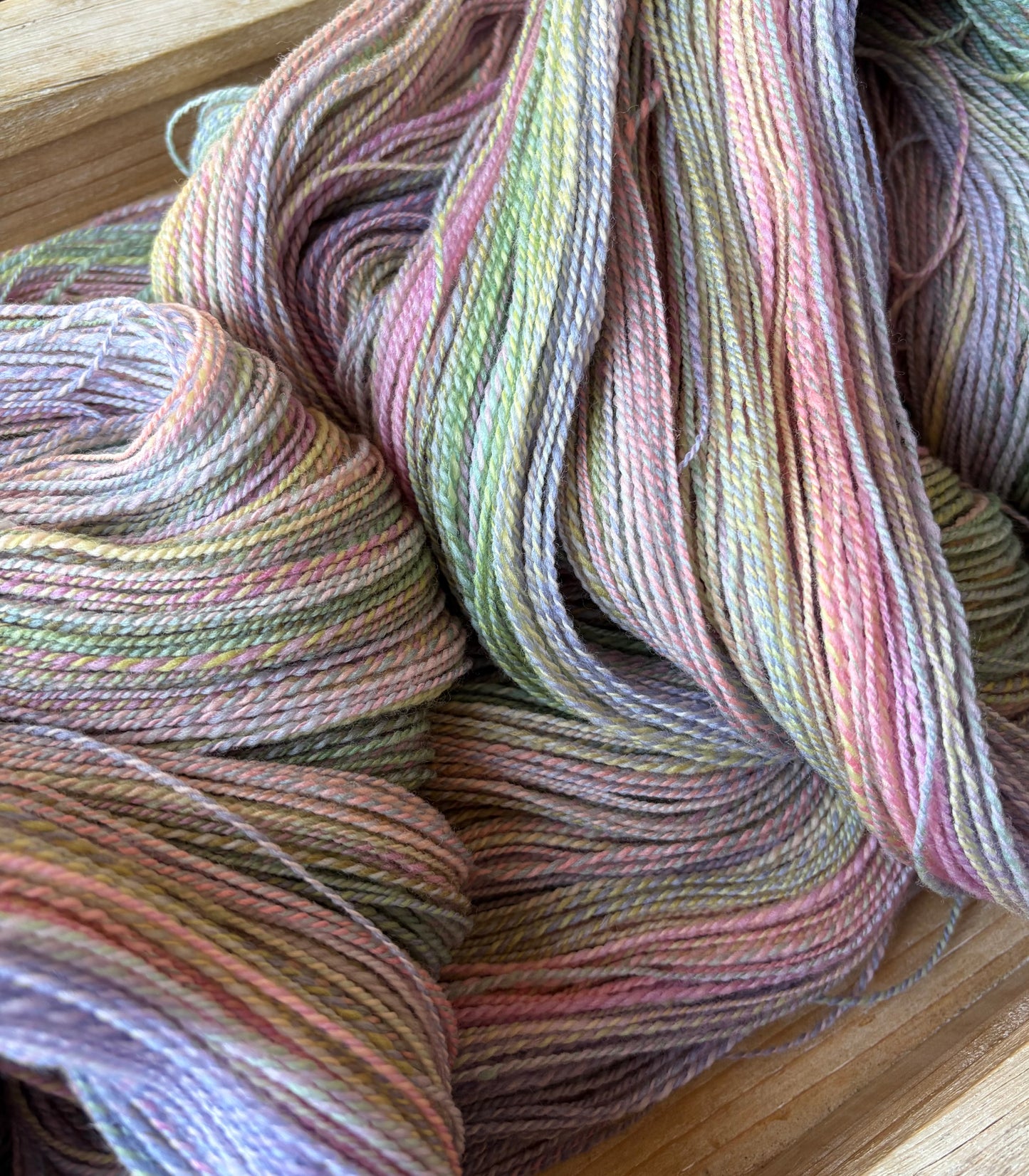 Hand Spun Yarn - 100% Untreated Merino Wool