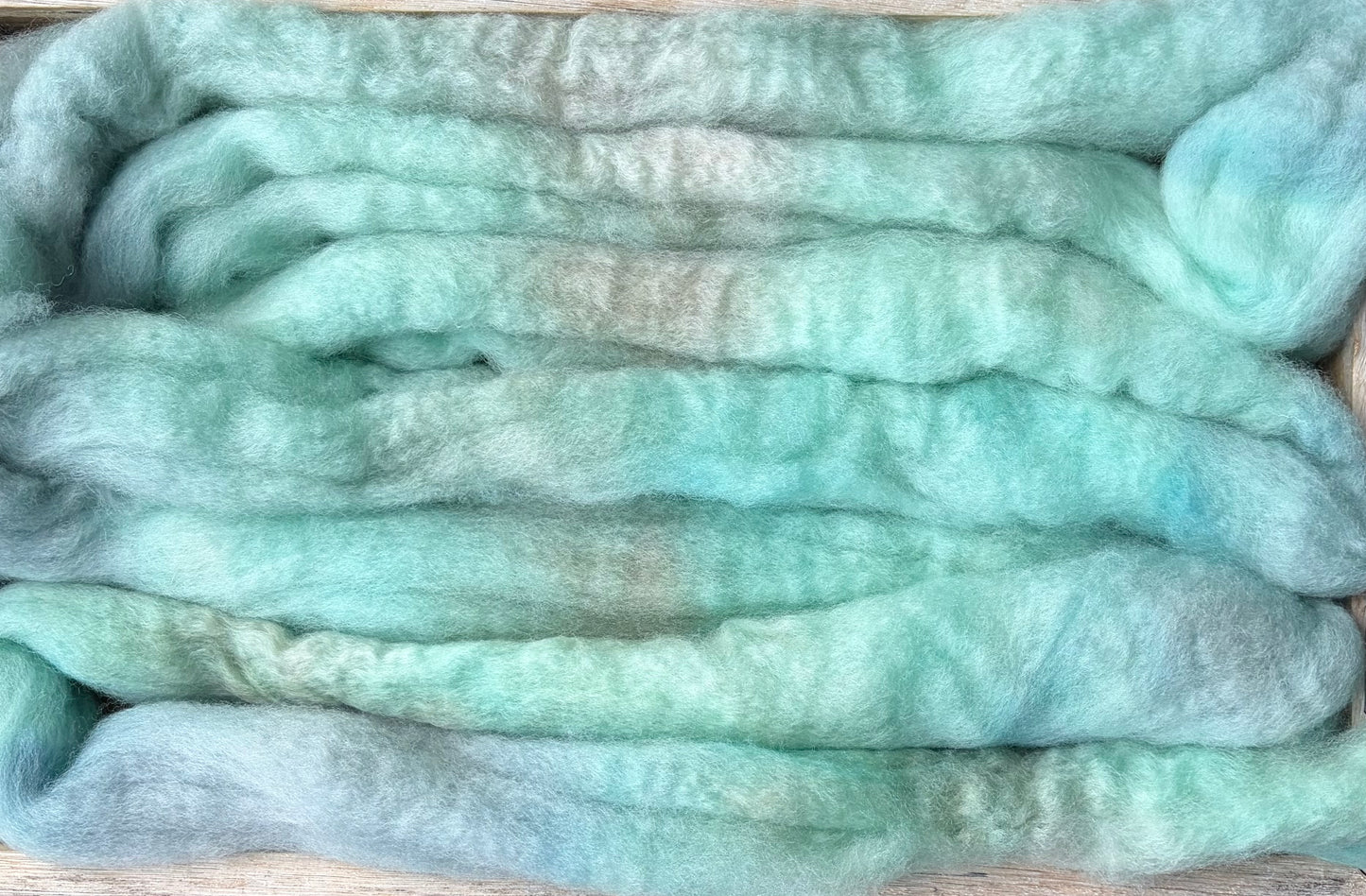 Bluefaced Leicester Wool - 26 Micron - One of a Kind Batch - 100 grams of Spinning Fibre - Hand Dyed Combed Top