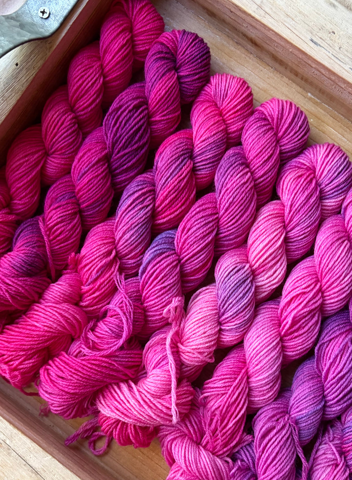 24 Skein Mini Yarn Fade - Squishy Sock Base