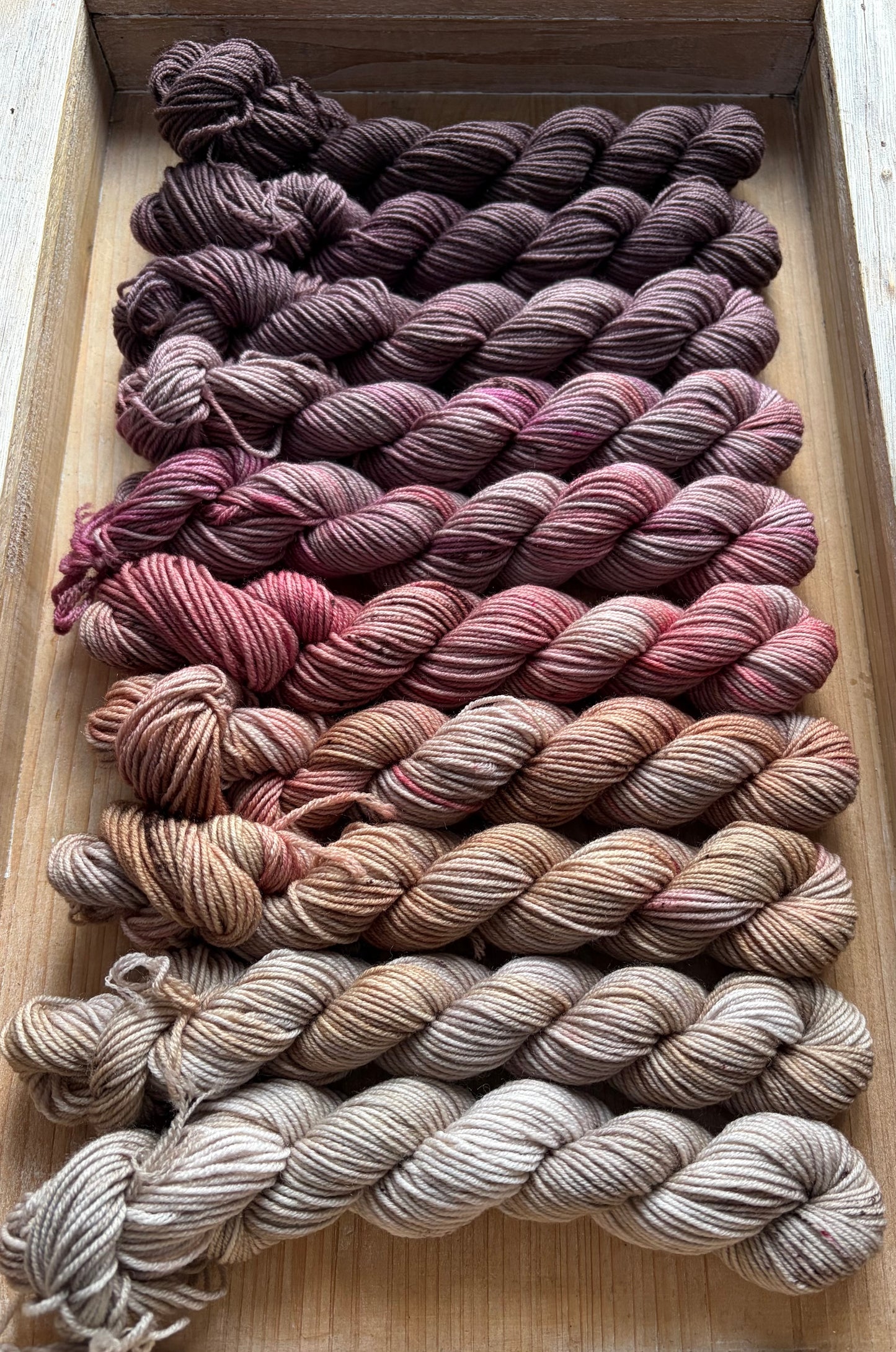 10 Skein Mini Yarn Fade - Squishy Sock Base