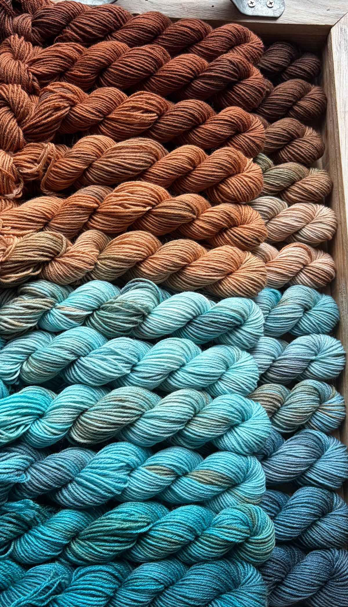 24 Skein Mini Yarn Fade - Squishy Sock Base