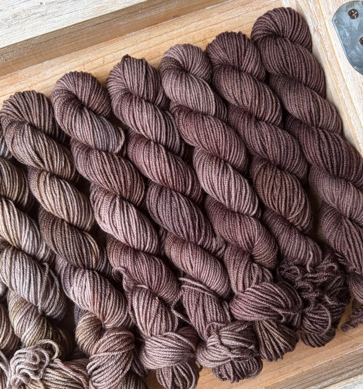 24 Skein Mini Yarn Fade - Squishy Sock Base
