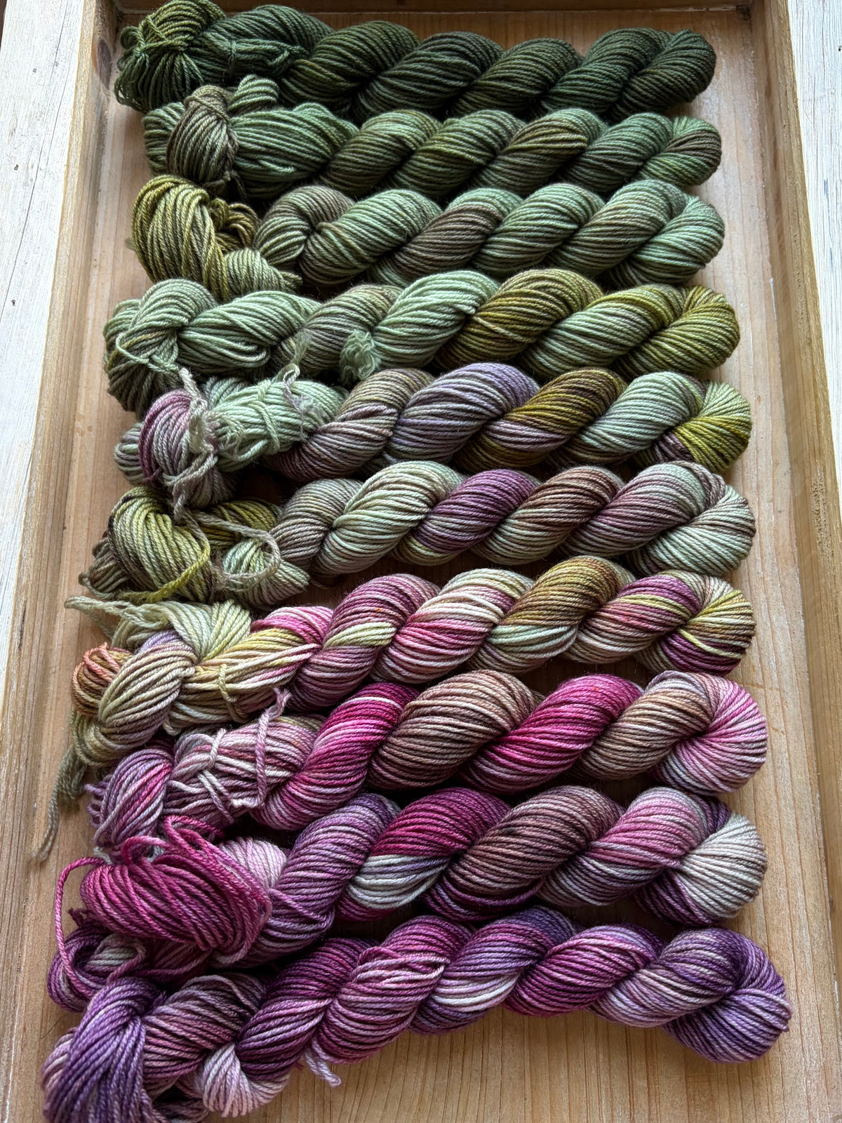 10 Skein Mini Yarn Fade - Squishy Sock Base