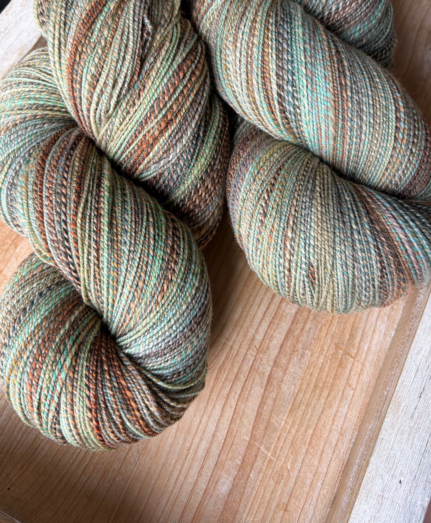 Hand Spun Yarn - 100% Targhee - Sweater Quantity