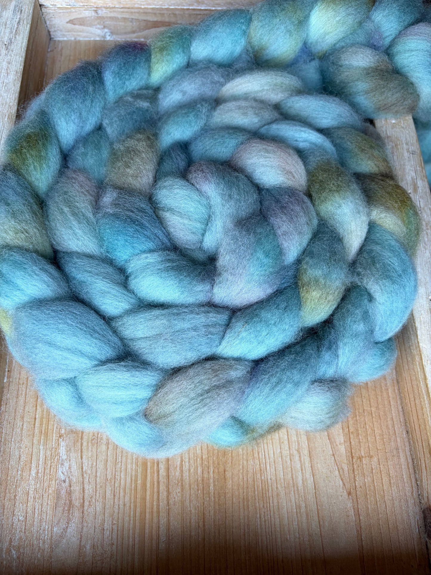 Bluefaced Leicester Wool - 26 Micron - One of a Kind Batch - 100 grams of Spinning Fibre - Hand Dyed Combed Top