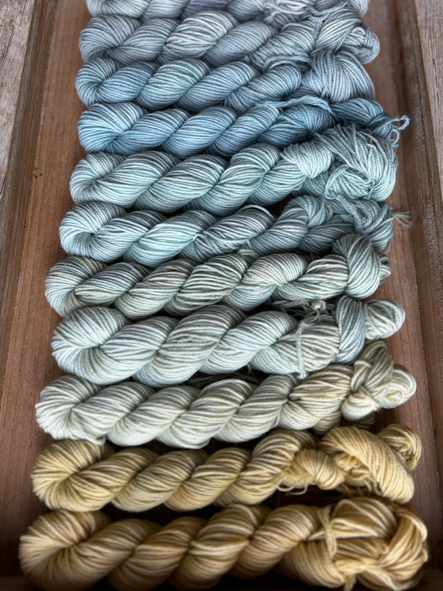 24 Skein Mini Yarn Fade - Squishy Sock Base