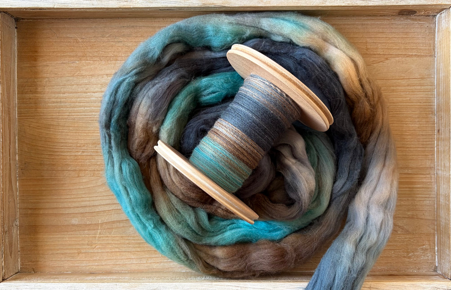 Hand Spun Yarn - 80% Superwash Merino/20% Nylon