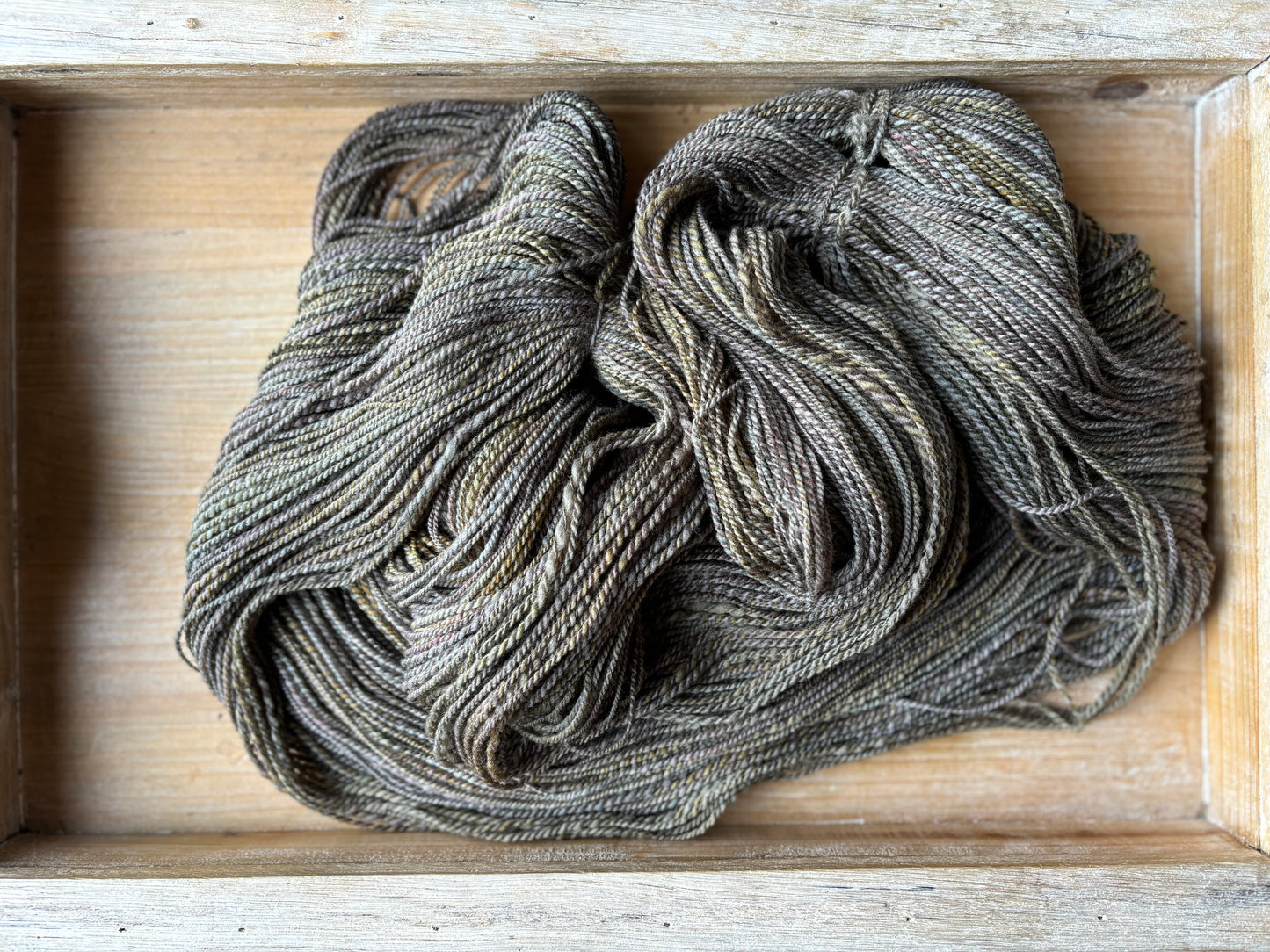 Hand Spun Yarn - 100% Untreated Merino Wool