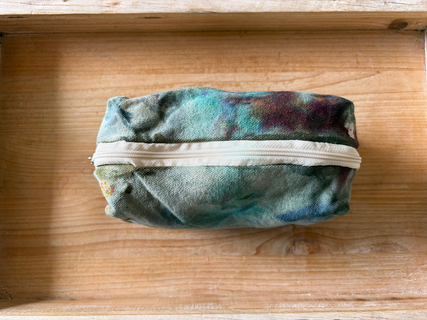 Ice Dyed Zipper Pouch