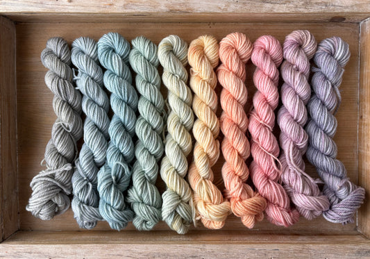 10 Skein Mini Yarn Fade - Hidden DK Base