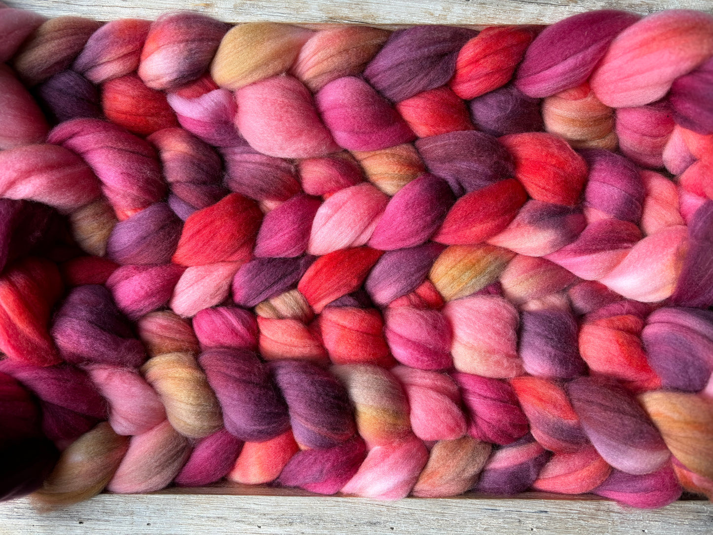 Peony Party - 100 grams of Spinning Fibre