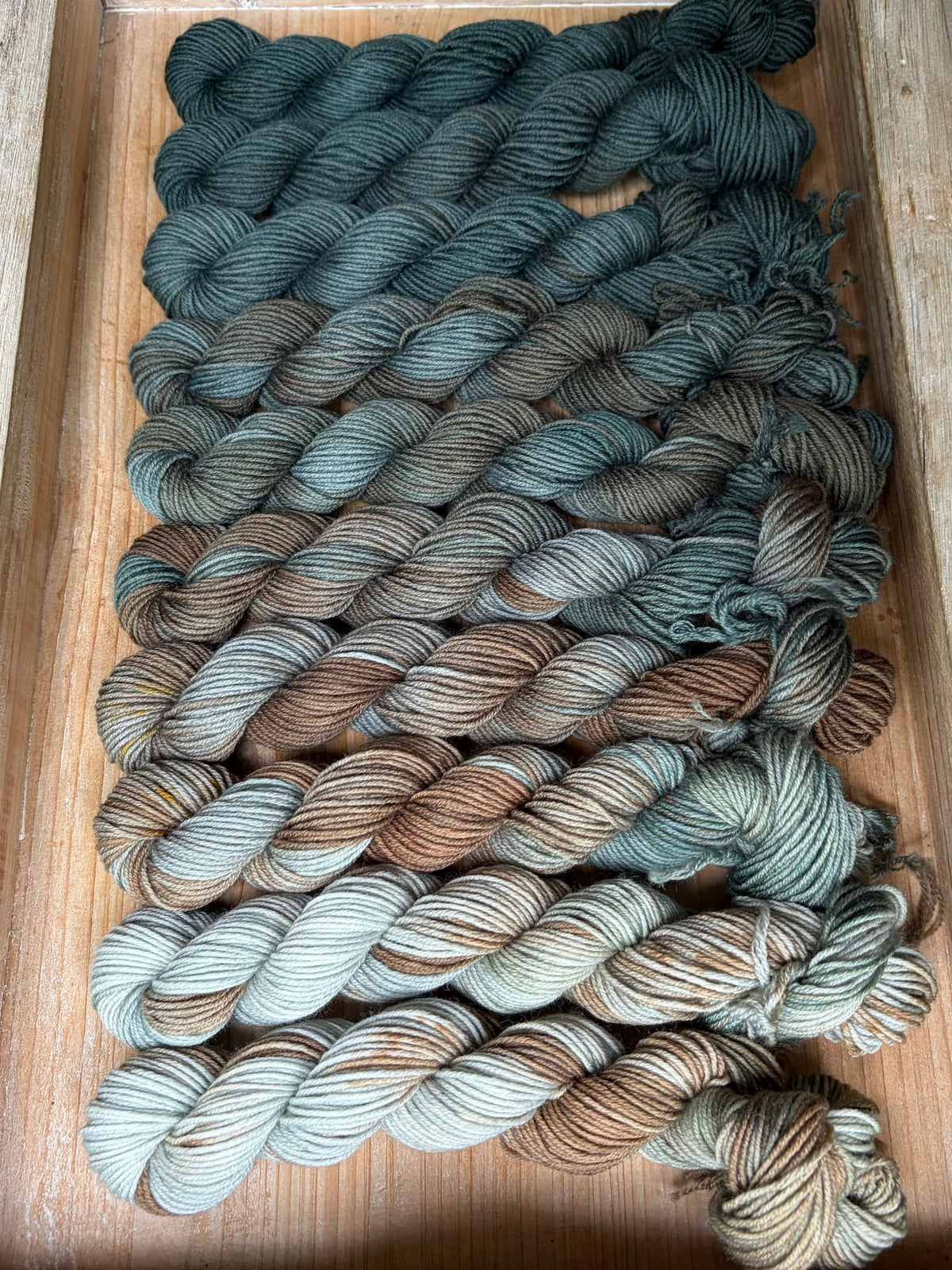 10 Skein Mini Yarn Fade - Squishy Sock Base