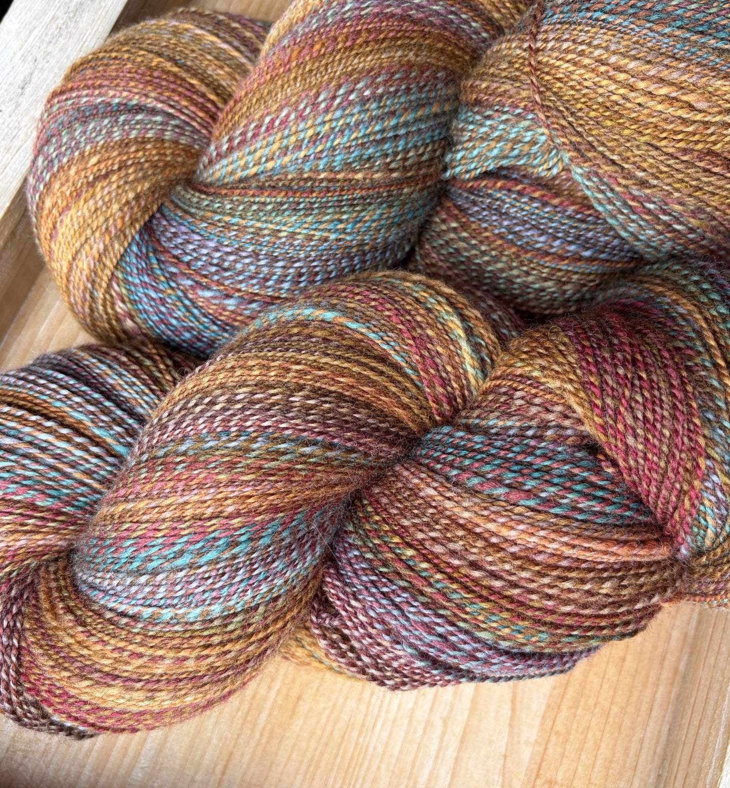 Hand Spun Yarn - 100% Polwarth - Sweater Quantity