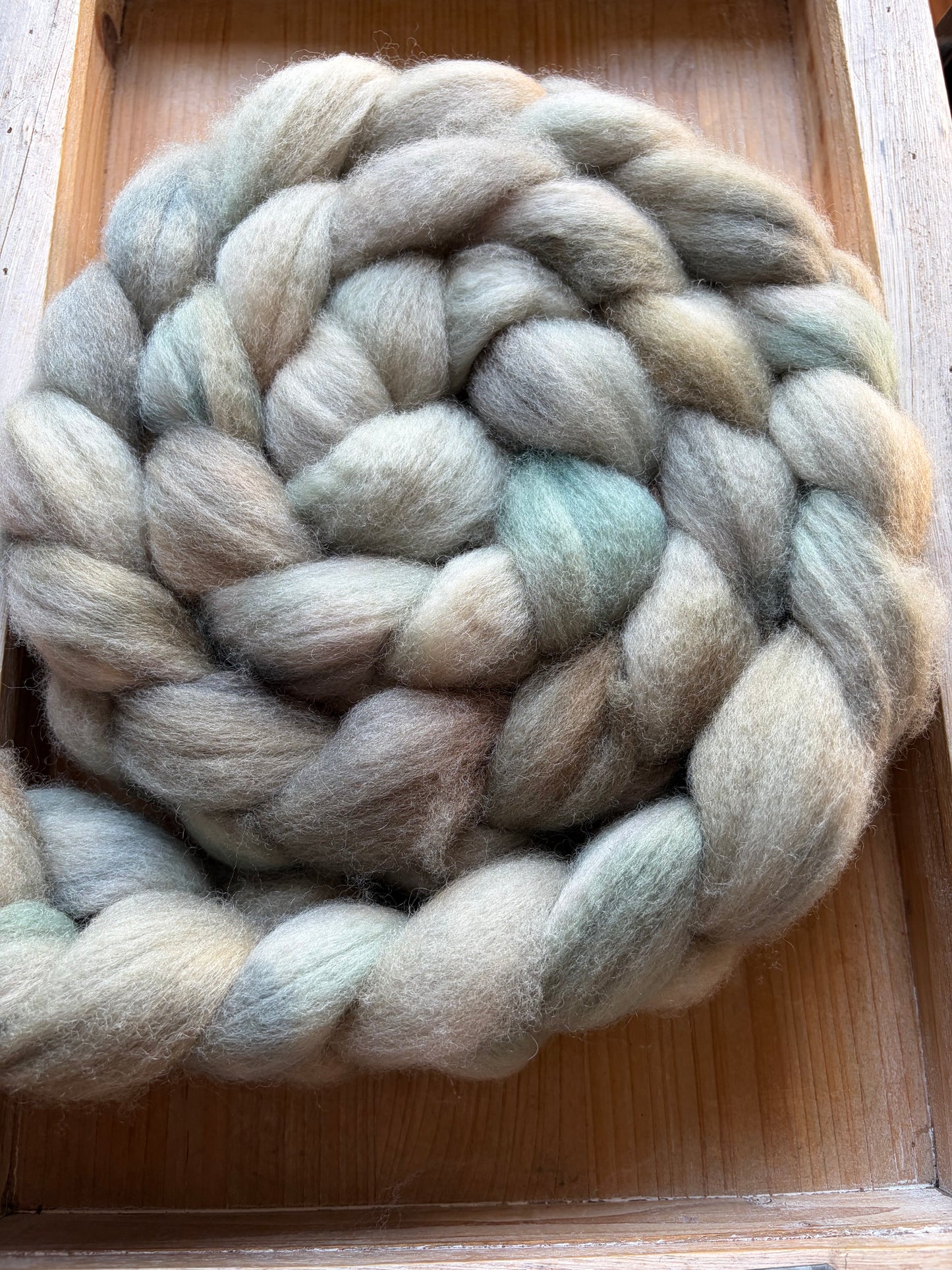 Bluefaced Leicester Wool - 26 Micron - One of a Kind Batch - 100 grams of Spinning Fibre - Hand Dyed Combed Top