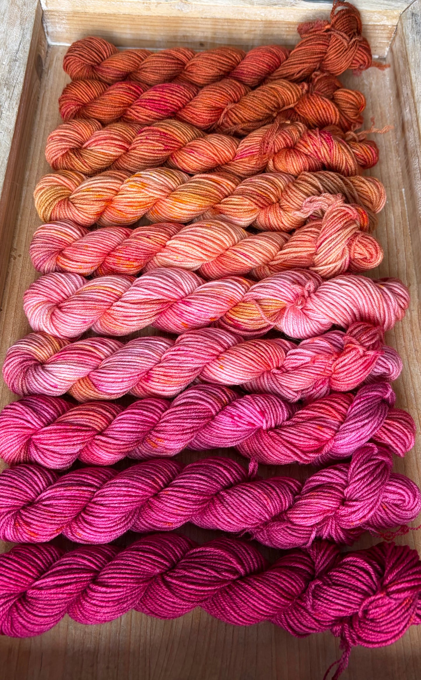 10 Skein Mini Yarn Fade - Squishy Sock Base
