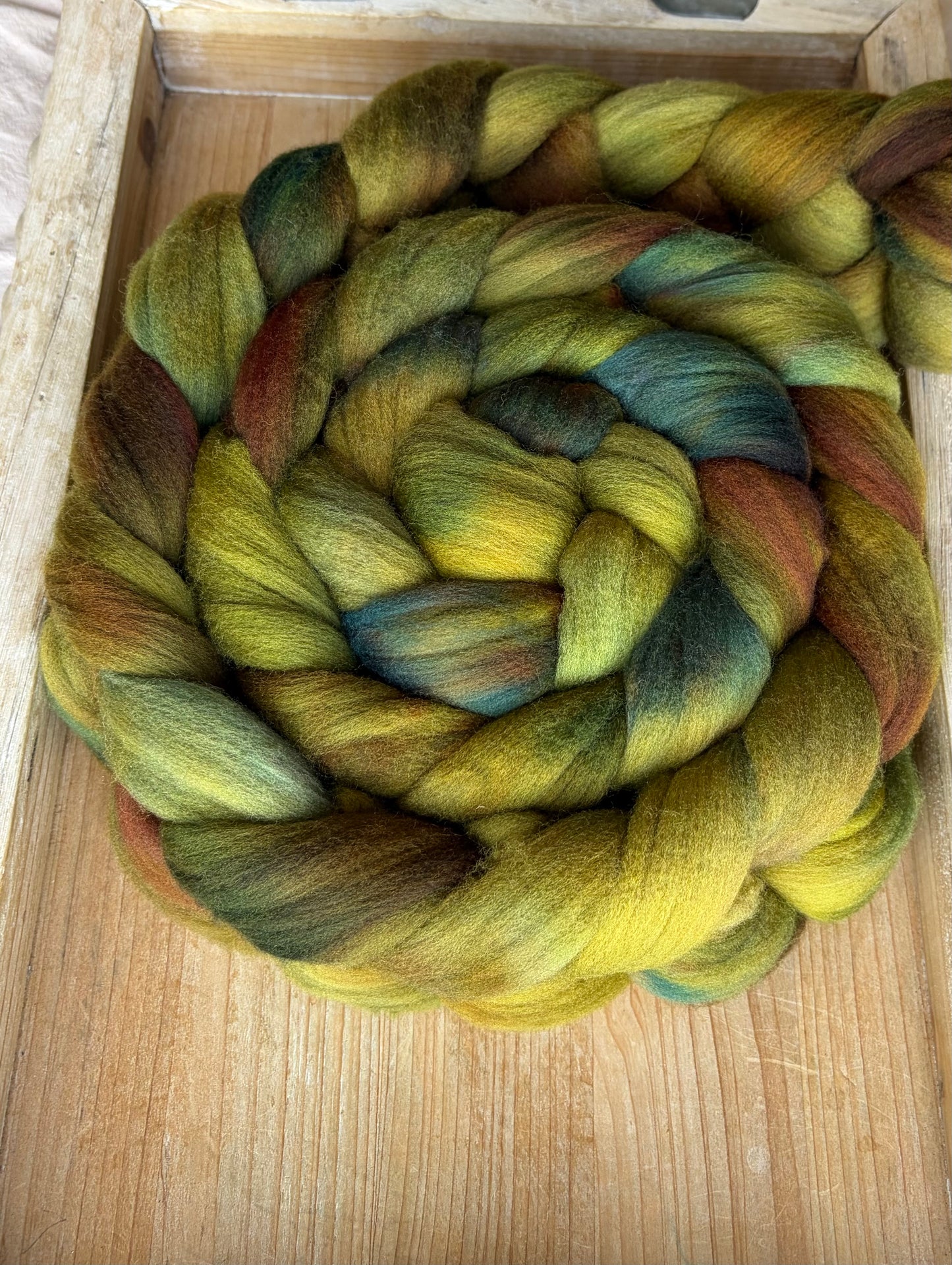 Targhee - 23 Micron - One of a Kind Batch - 100 grams of Spinning Fibre - Hand Dyed Combed Top
