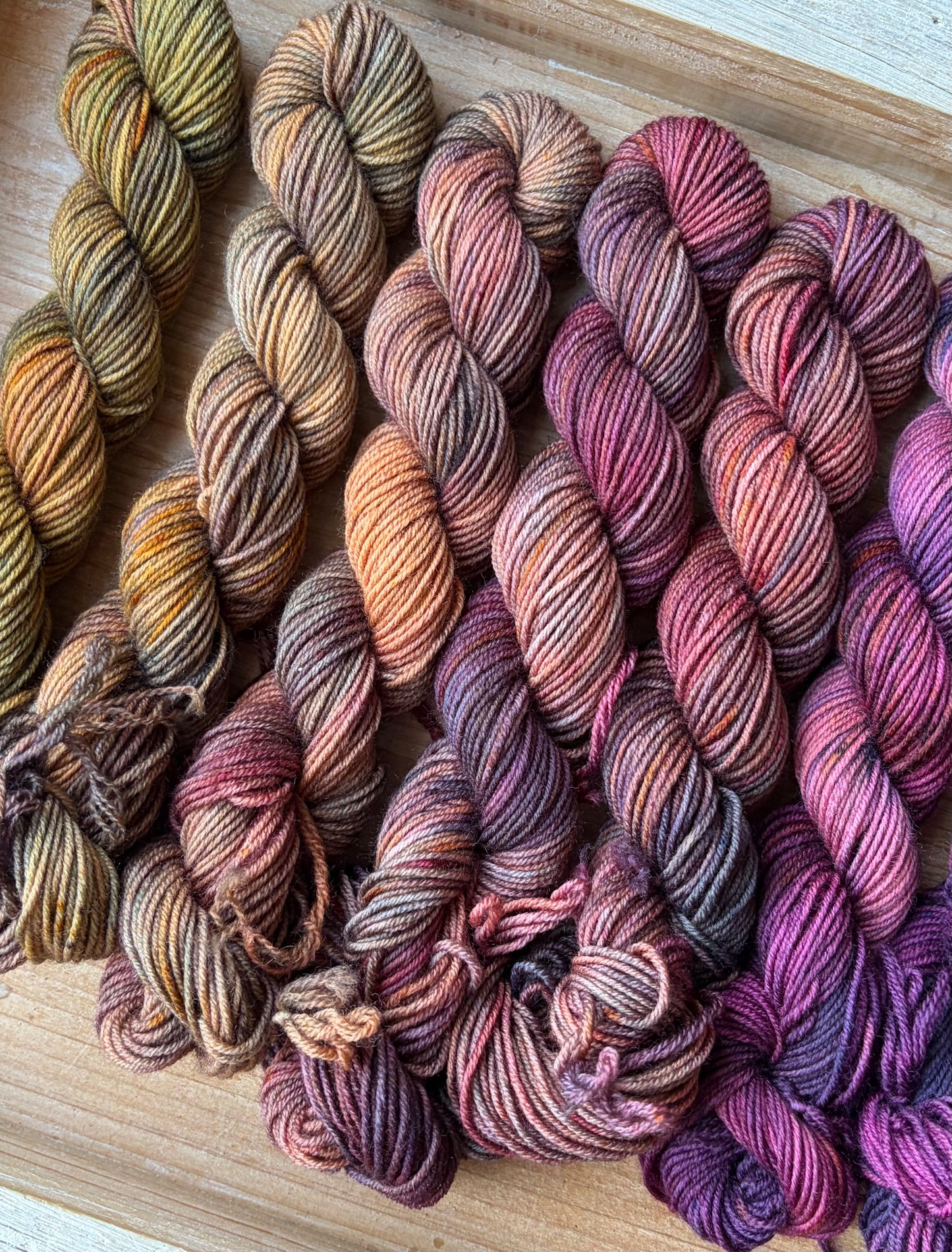 10 Skein Mini Yarn Fade - Squishy Sock Base