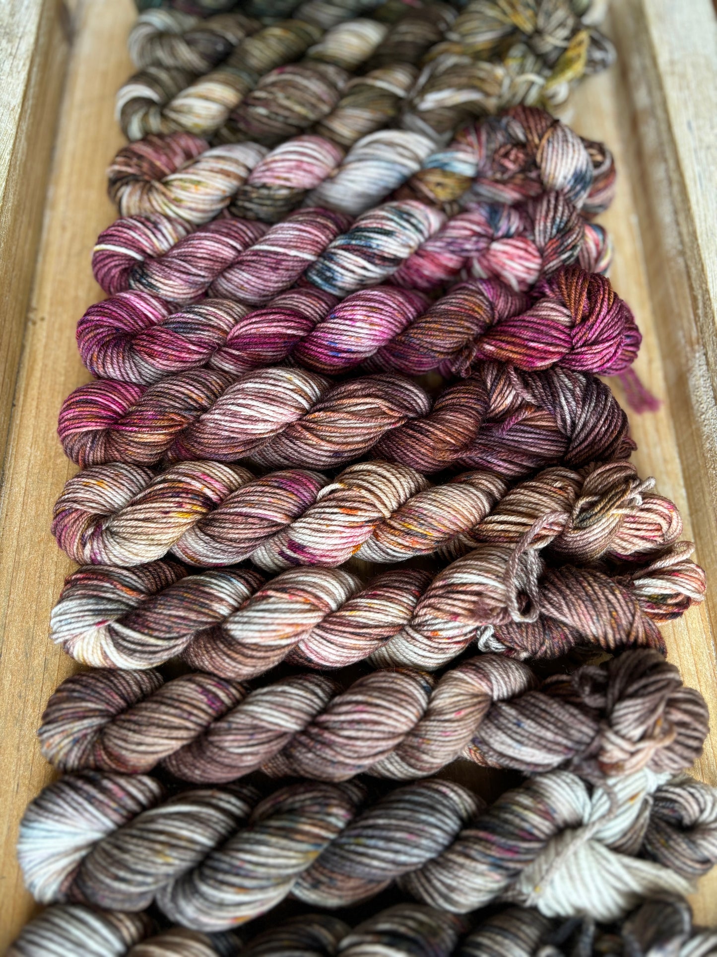 24 Skein Mini Yarn Fade - Squishy Sock Base