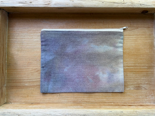 Ice Dyed Zipper Pouch