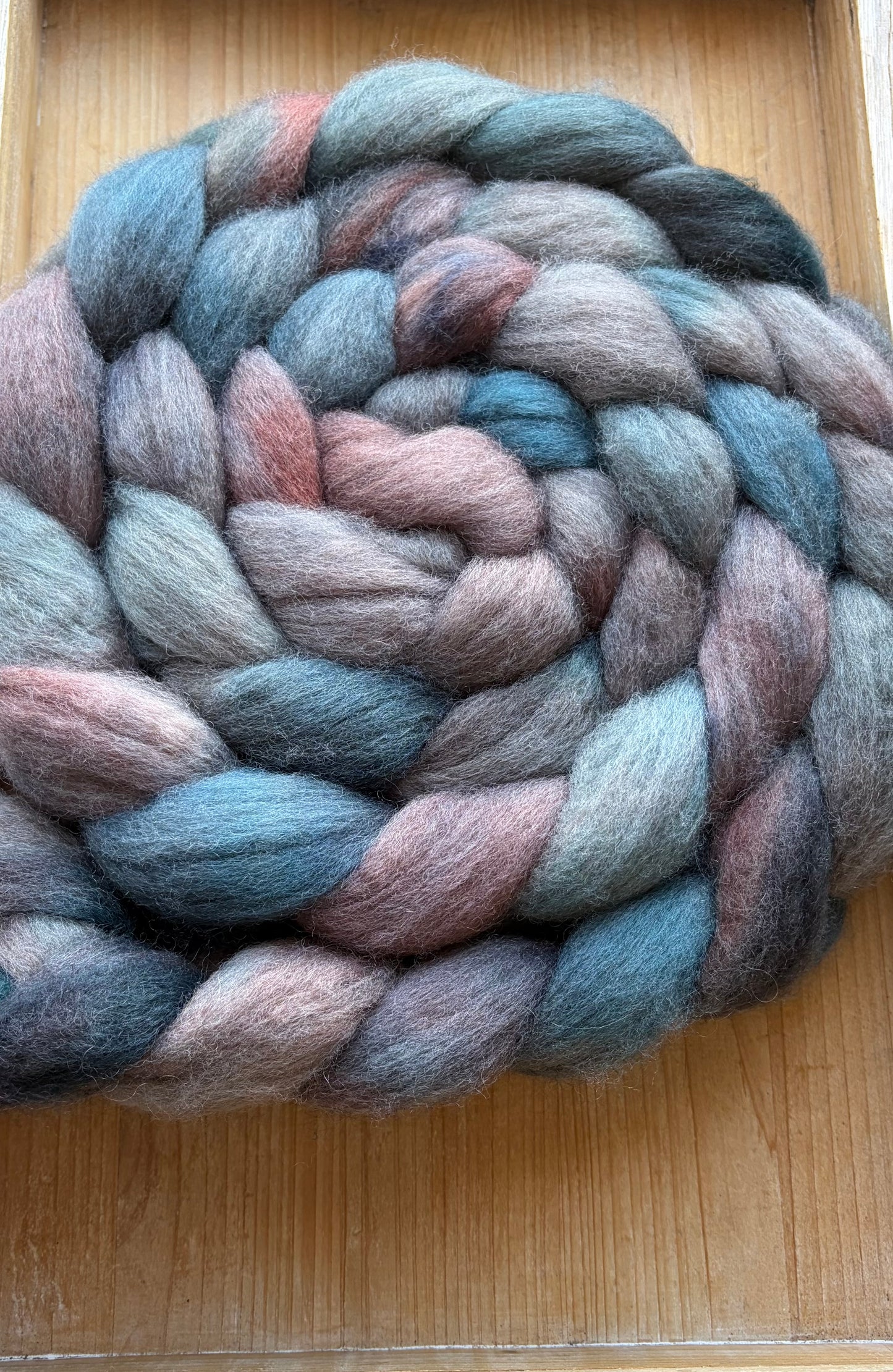 Bluefaced Leicester Wool - 26 Micron - One of a Kind Batch - 100 grams of Spinning Fibre - Hand Dyed Combed Top