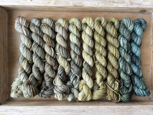 10 Skein Mini Yarn Fade - Hidden DK Base