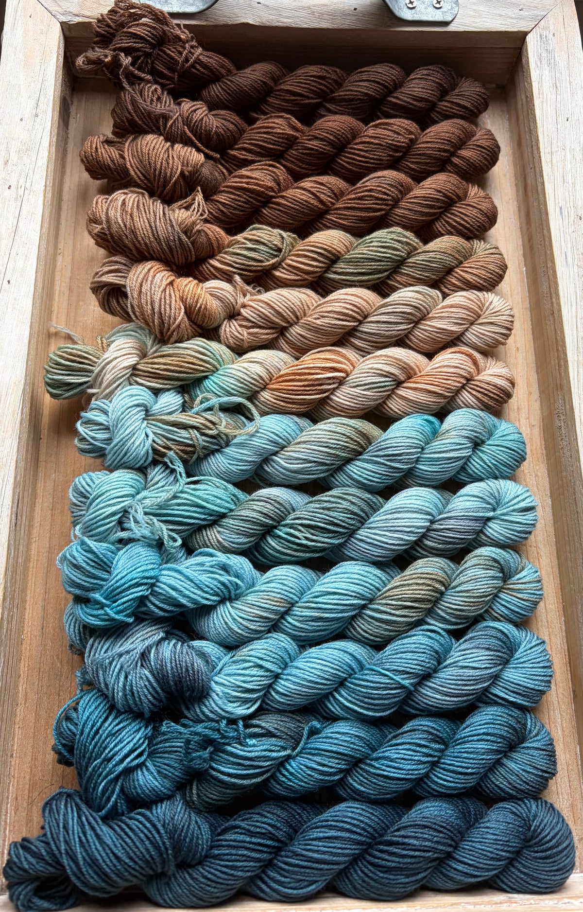 24 Skein Mini Yarn Fade - Squishy Sock Base