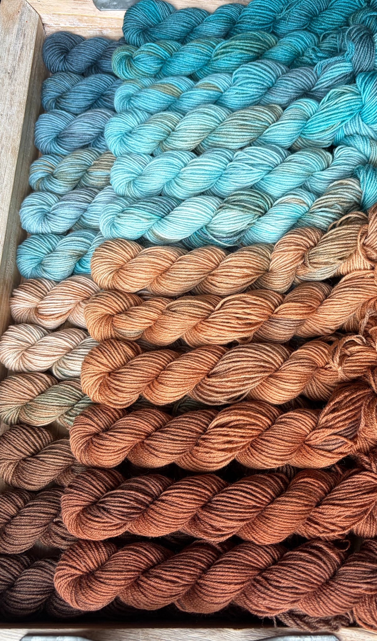 24 Skein Mini Yarn Fade - Squishy Sock Base