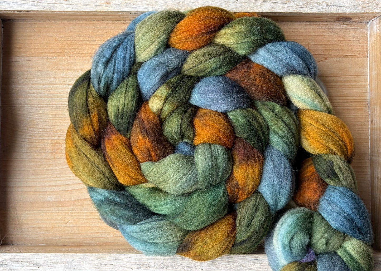 100% Superwash Merino Wool - 22 Micron - One of a Kind Batch - 100 grams of Spinning Fibre - Hand Dyed Combed Top