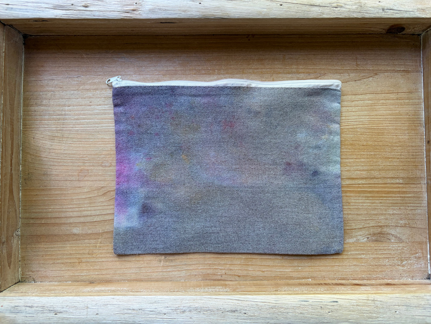 Ice Dyed Zipper Pouch