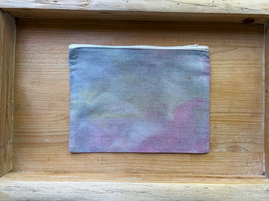 Ice Dyed Zipper Pouch