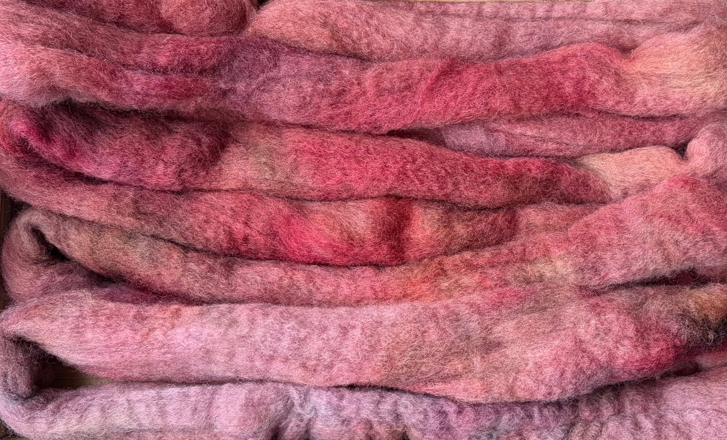 Bluefaced Leicester Wool - 26 Micron - One of a Kind Batch - 100 grams of Spinning Fibre - Hand Dyed Combed Top