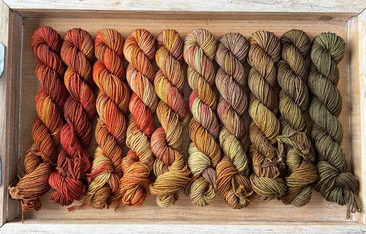 10 Skein Mini Yarn Fade - Squishy Sock Base