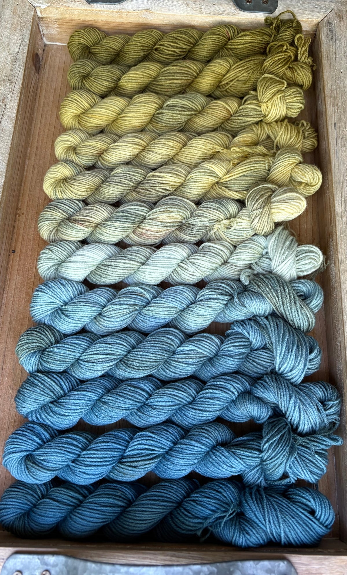 12 Skein Mini Yarn Fade - Squishy Sock Base