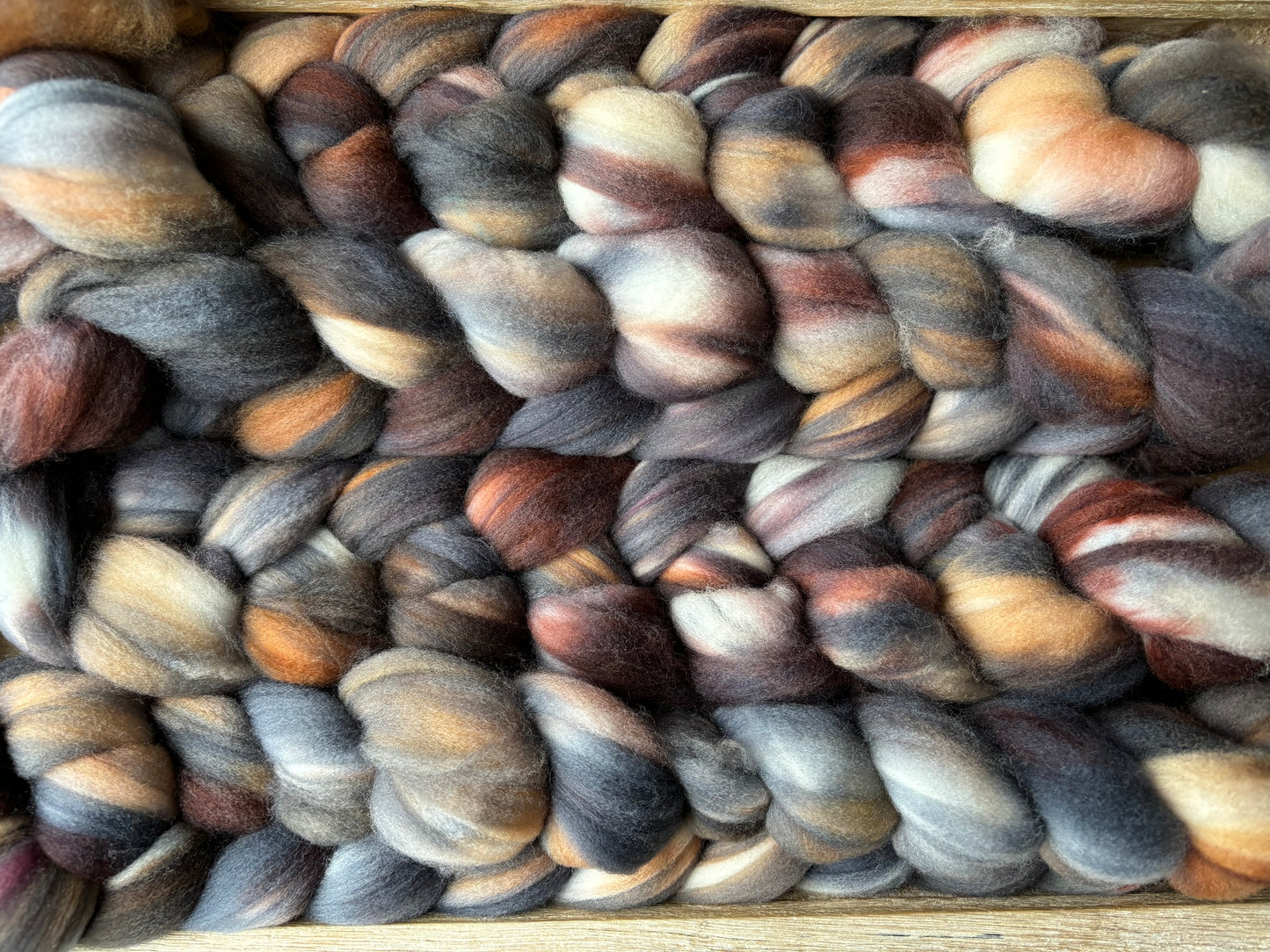 One of a Kind Batch - 100 grams of Spinning Fibre - Superwash Merino Wool 22 Micron - Hand Dyed Combed Top