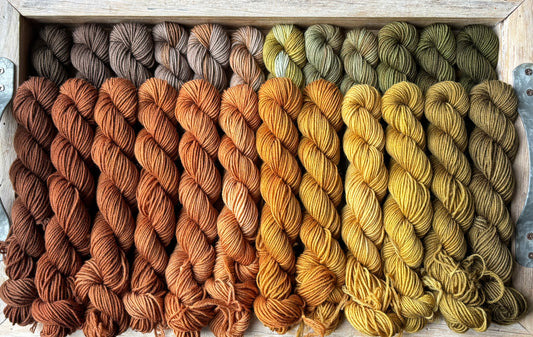 24 Skein Mini Yarn Fade - Squishy Sock Base
