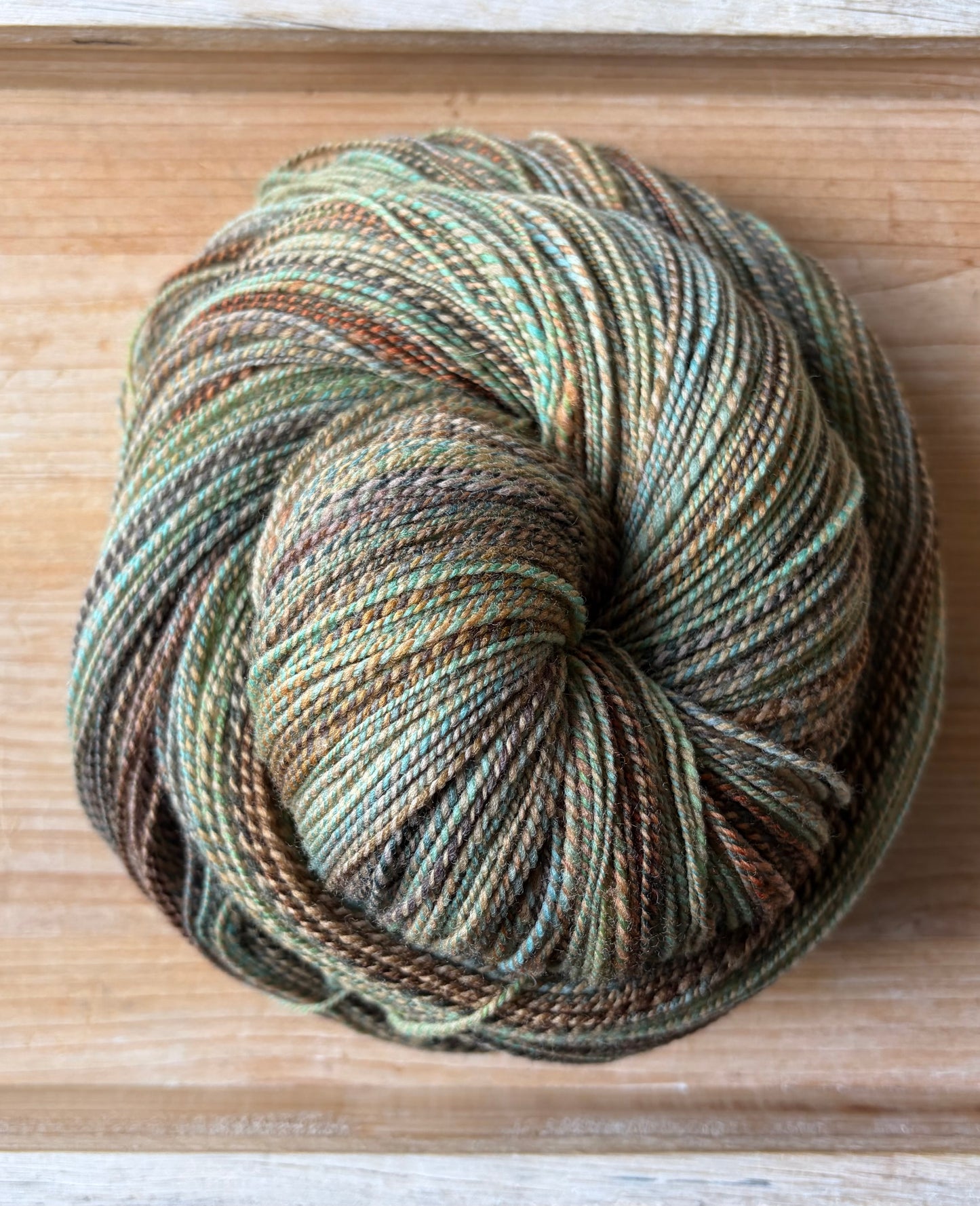 Hand Spun Yarn - 100% Targhee - Sweater Quantity
