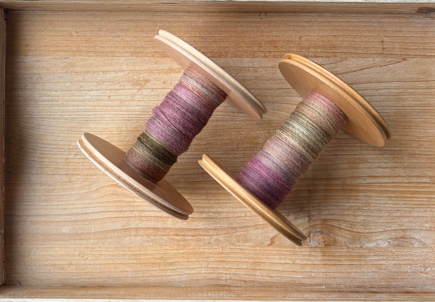 Untreated Merino Wool - 22 Micron - One of a Kind Batch - 100 grams of Spinning Fibre - Hand Dyed Combed Top