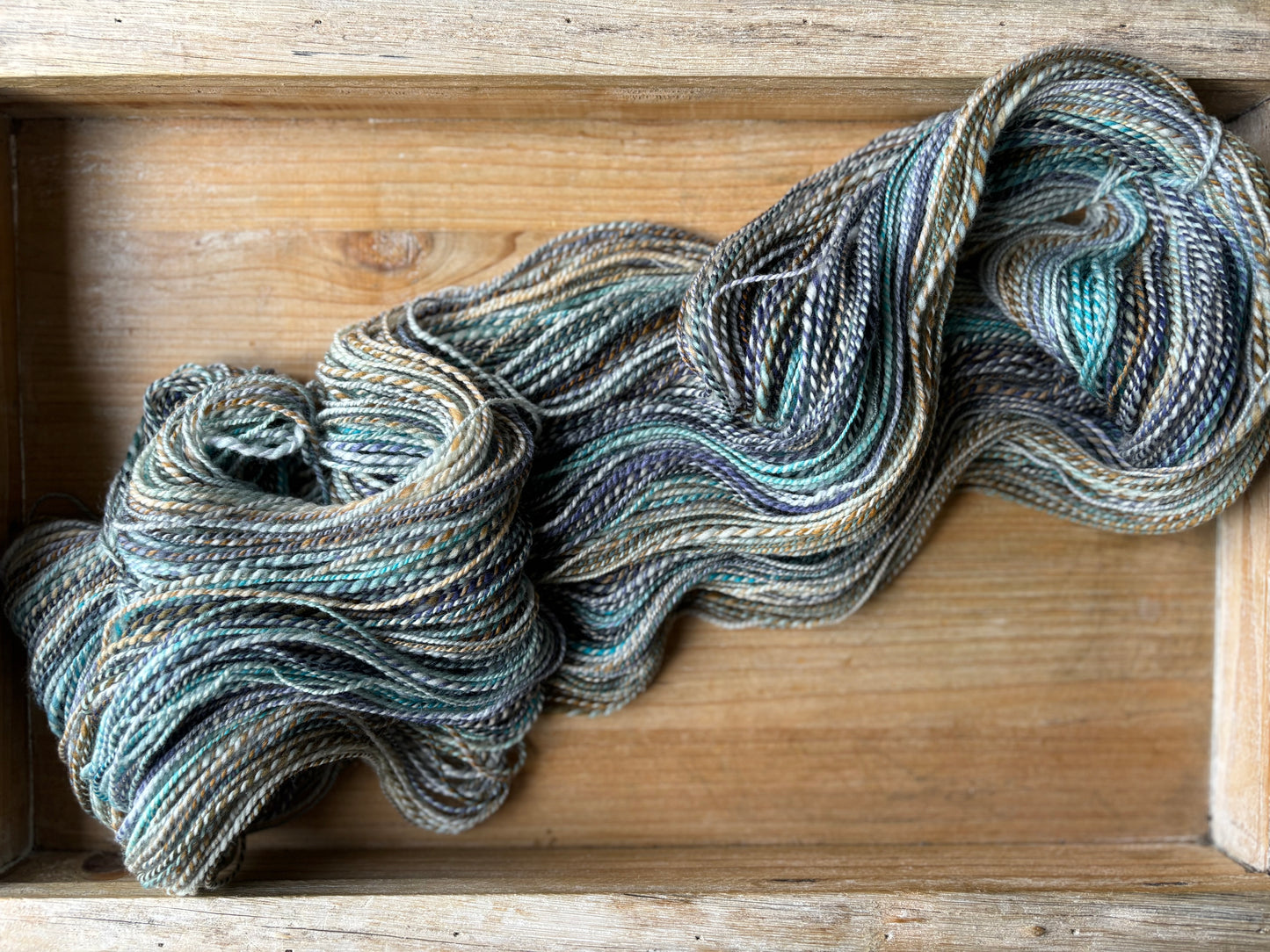 Hand Spun Yarn - 100% Superwash Merino Wool