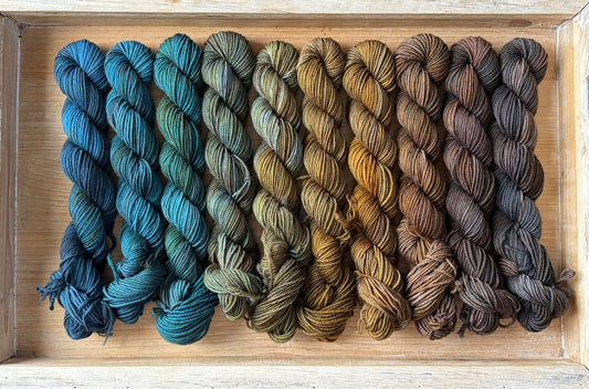 10 Skein Mini Yarn Fade - Squishy Sock Base